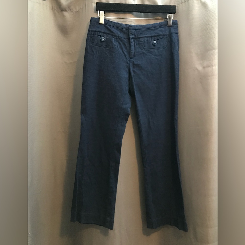 Cantonnier navy blue wide leg pants size 4